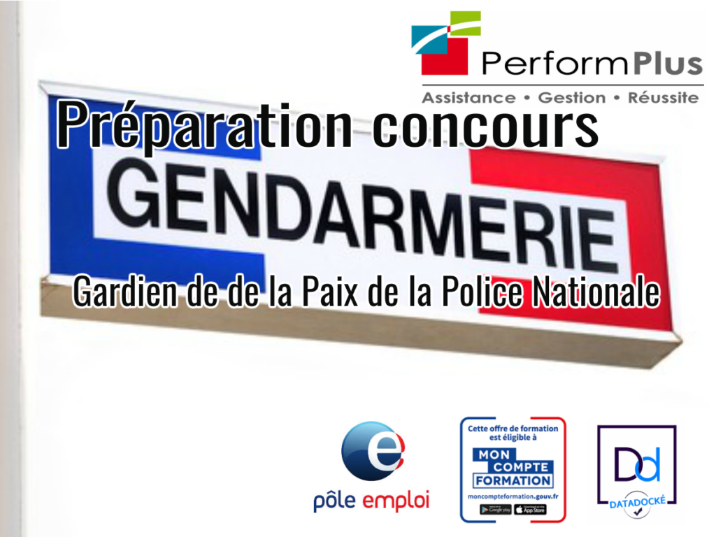 Préparation Concours Gardien de de la Paix de la Police Nationale
